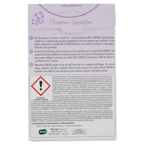 Relevi Air de Parfum Sacchetti Profumati Provence Sensation 3 pz